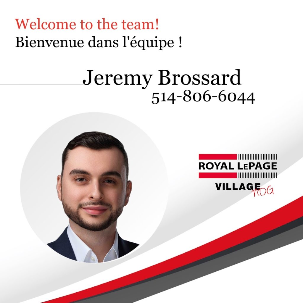 Welcome Jeremy Brossard! - Royal LePage Village