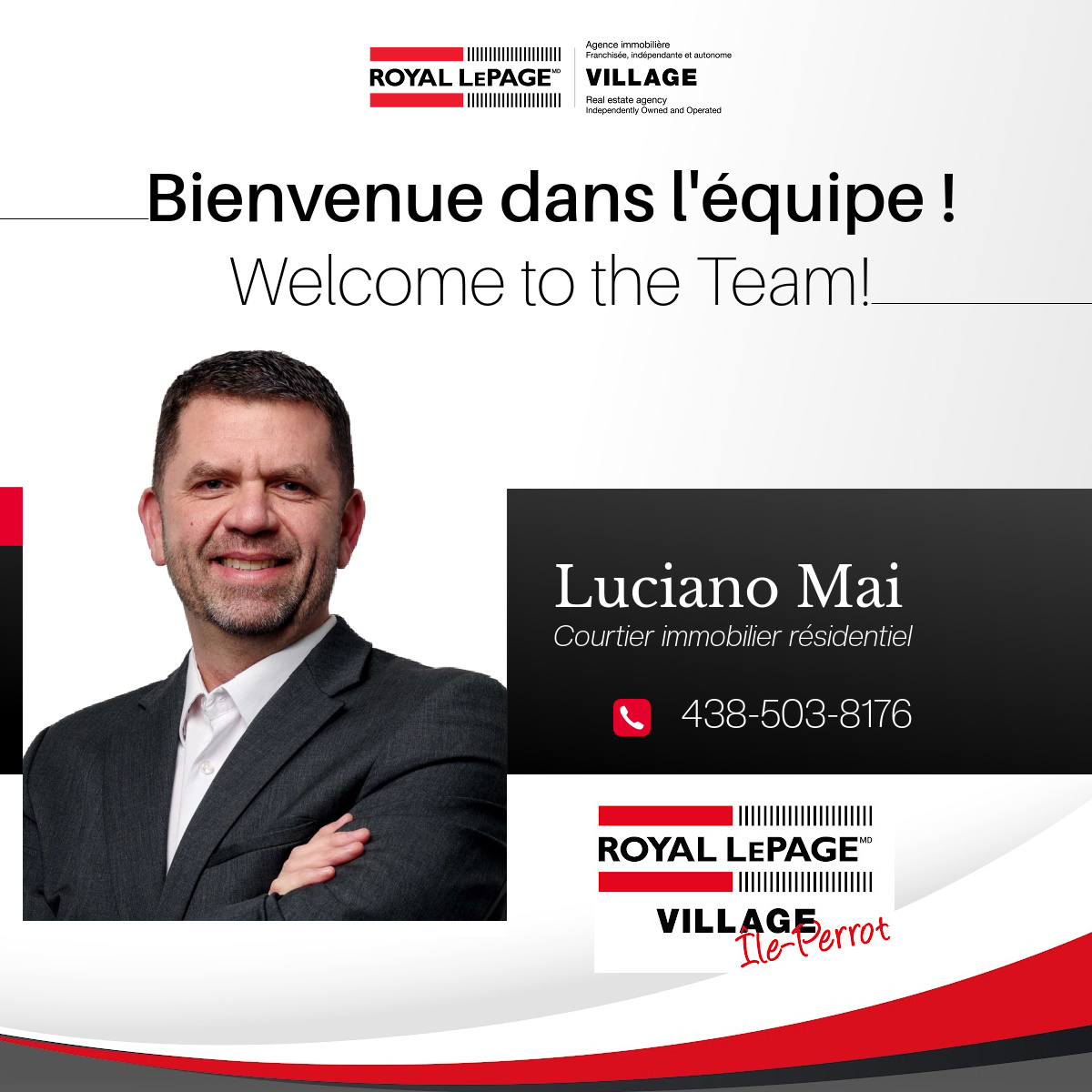 Royal LePage Village Welcomes Broker Luciano Mai